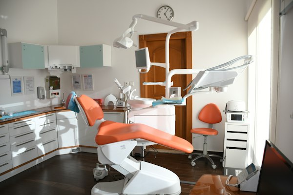 Smiling patient after whitening