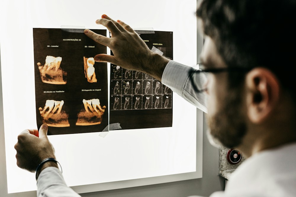 Dentist treating patient in Oswego